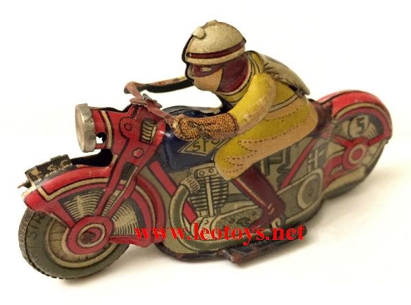 motocicletta in latta leotoys - sfc